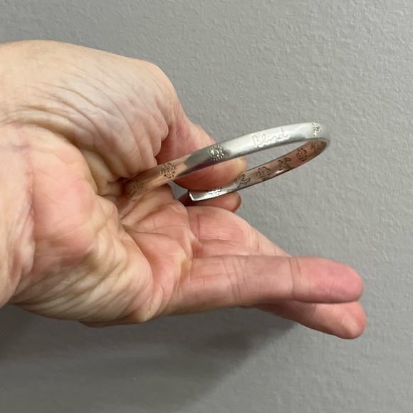 GUC GUCCI Blind for Love Bracelet Argento - Picture 8 of 9